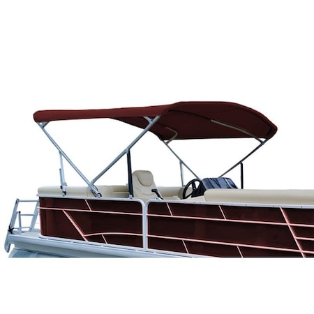 Eevelle Summerset Premium Bimini Top Kit w/ Hardware and Frame - Height 54in SS-544B96-BRG